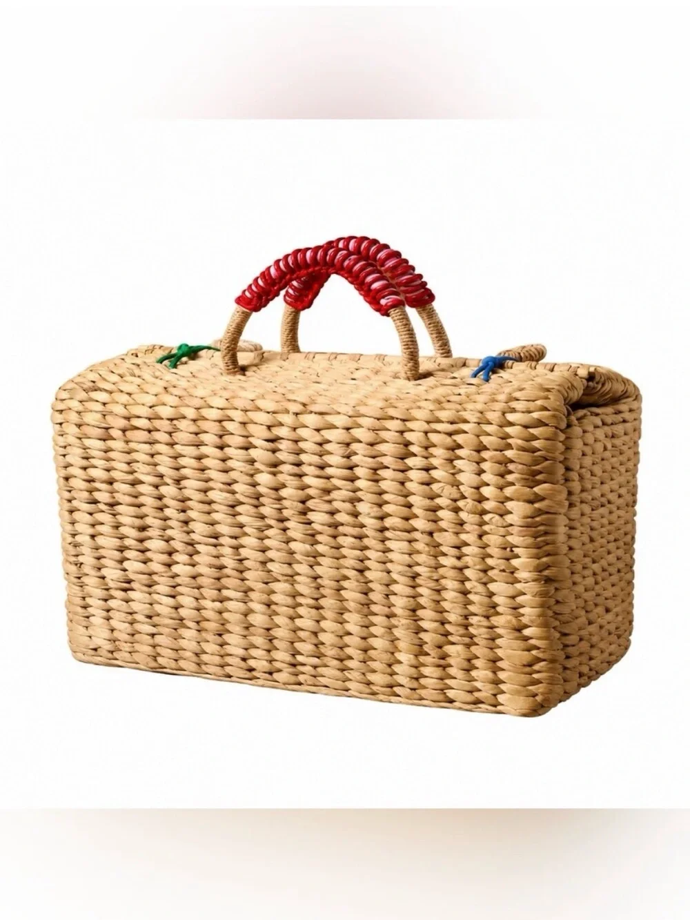 NWT Rosie Assoulin X Target Woven Weekender Natural Tote Handbag
